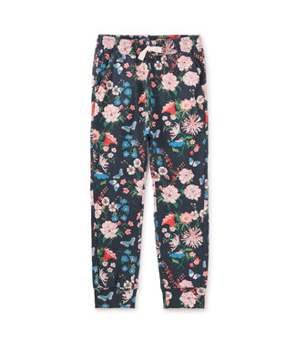 Tea Collection Printed Everyday Joggers - Intricate Floral