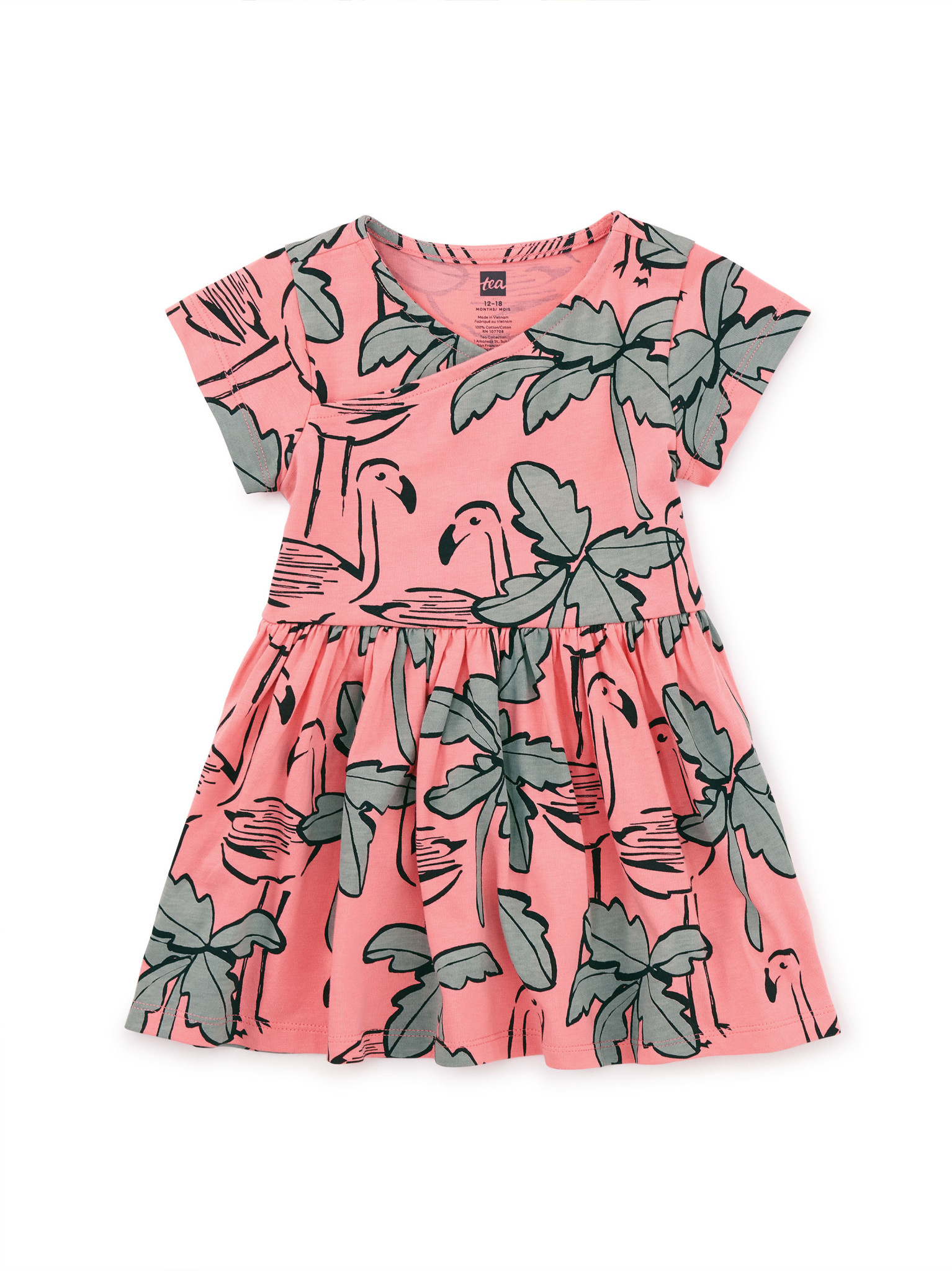 Flamingo wrap dress hot sale