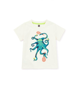 Tea Collection Octo Tennis Graphic Baby Tee
