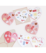 Meri Meri Heart Concertina Valentine Stickers