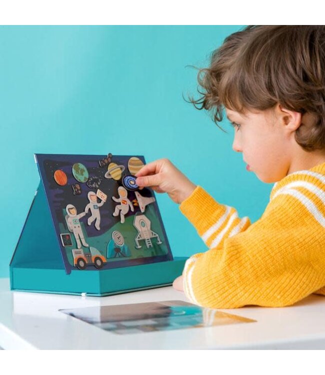 Petit Collage Magnetic Play Scene - Outer Space