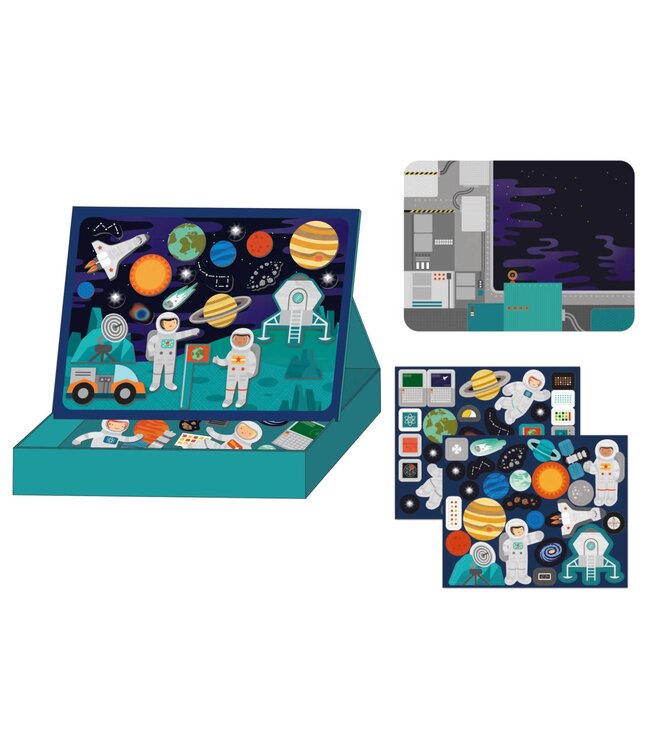 Petit Collage Magnetic Play Scene - Outer Space