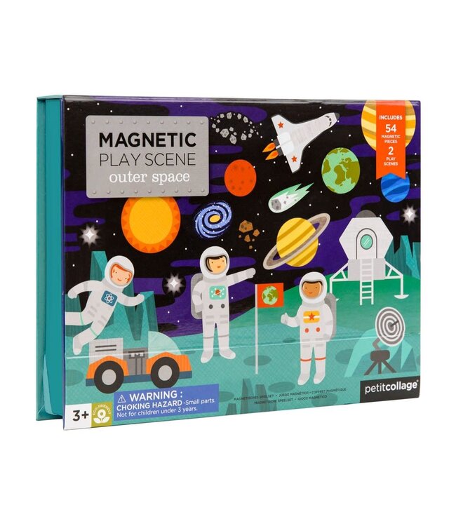 Petit Collage Magnetic Play Scene - Outer Space