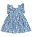Pink Chicken Elsie Dress - Blue Bouquet Floral