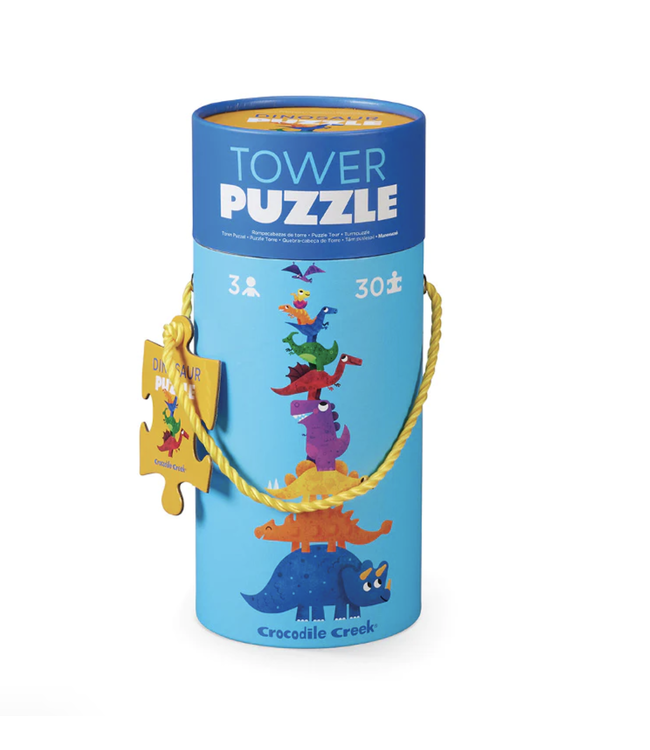 Crocodile Creek Tower Puzzle - Dinosaur