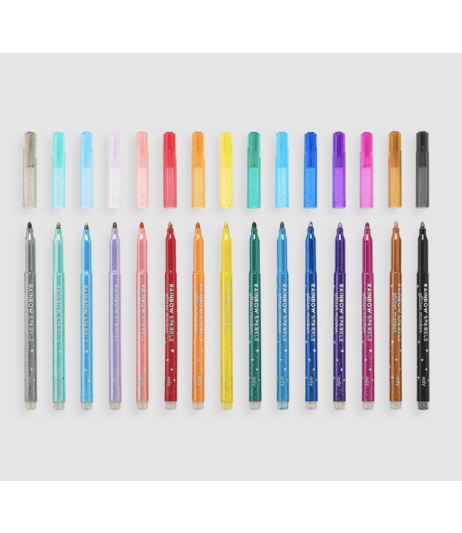 Ooly Rainbow Sparkle Glitter Markers