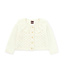 Tea Collection Collared Pointelle Baby Cardigan - Chalk