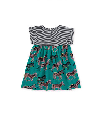 Tea Collection Baby Empire Dress - A Dazzle of Zebras