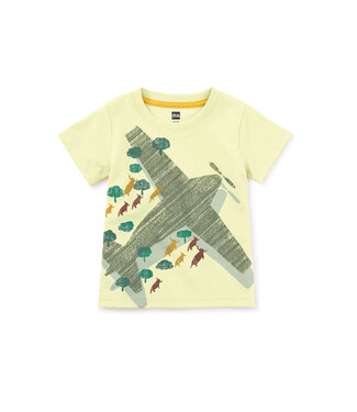 Tea Collection Air Plane Graphic Baby Tee