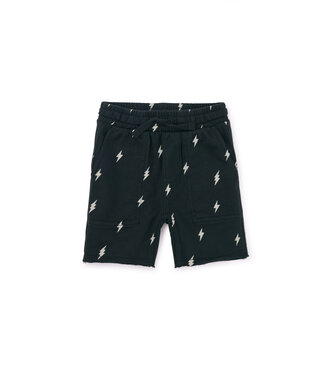 Tea Collection Baby Gym Shorts - Lightning Bolts