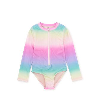 Tea Collection Baby One-Piece Ruffle - Okinawa Sunrise