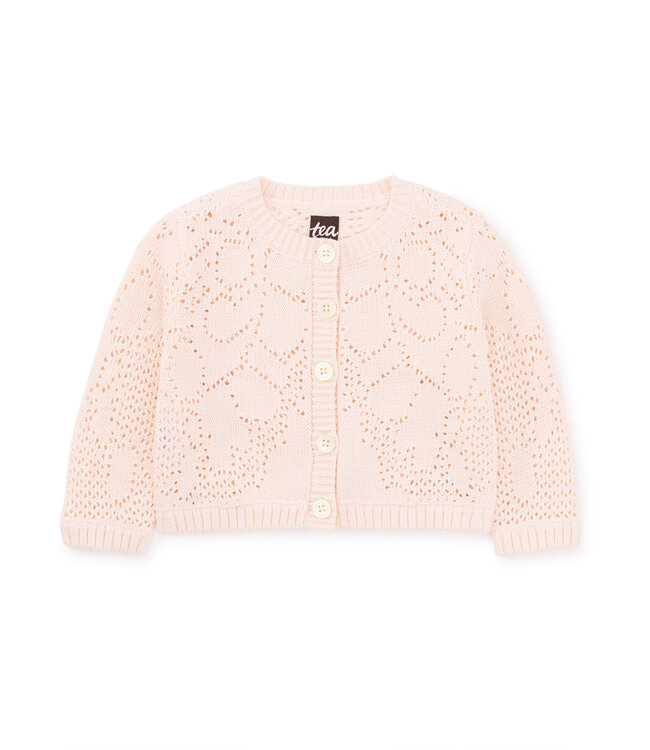 Tea Collection Baby Knit Lace Cardigan - Rosita