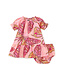 Tea Collection Puff Sleeve Baby Dress - Batik Butterfly