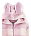 Tea Collection Baby Plaid Fleece Bunny Ears Hoodie
