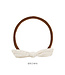 Rylee & Cru Little Knot Headband - Ivory & Brown