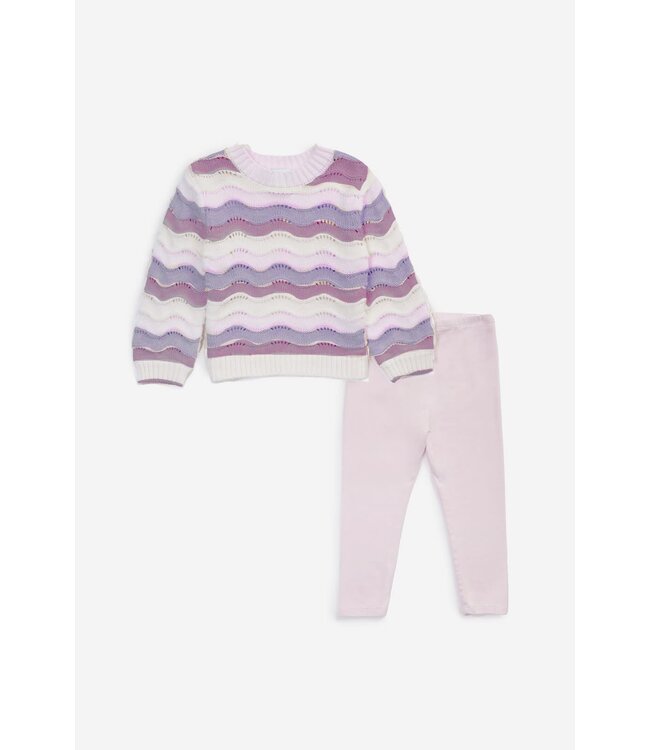 Splendid Lace Baby Sweater Set