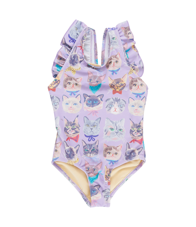 Pink Chicken Liv Suit - Lavender Cool Cats