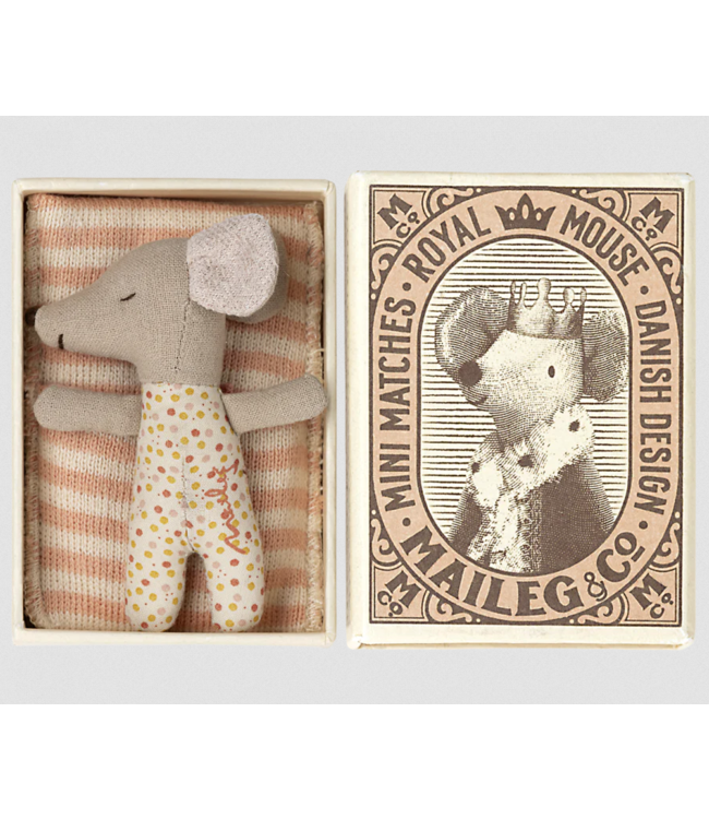 Maileg Baby Mouse, Sleepy Wakey- Girl