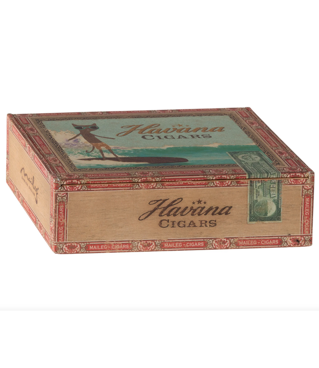 Maileg Cigar Box - Mum & Dad