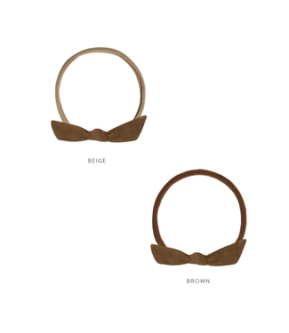 Rylee & Cru Little Knot Headband - Saddle