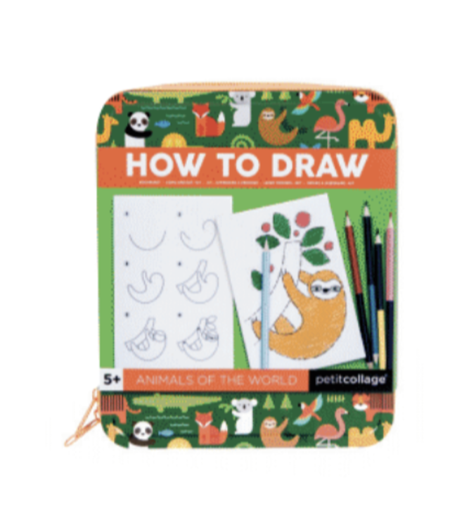 Petit Collage How To Draw - Animals of the World