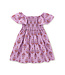 Tea Collection Flutter Sleeve Smocked Dress - Kalavathi Blockprint