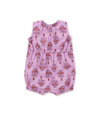 Tea Collection Peek-a-Boo Back Baby Romper - Kalavathi Blockprint