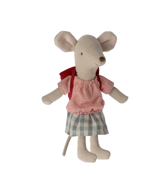 Maileg Tricycle Mouse - Big Sister, Red