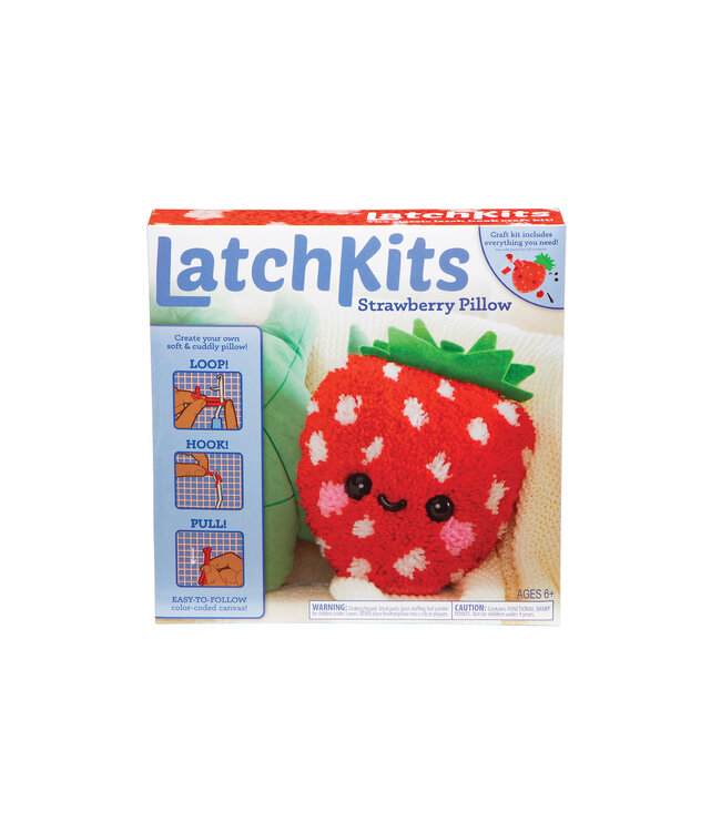 Play Monster Latchkit Strawberry Pillow