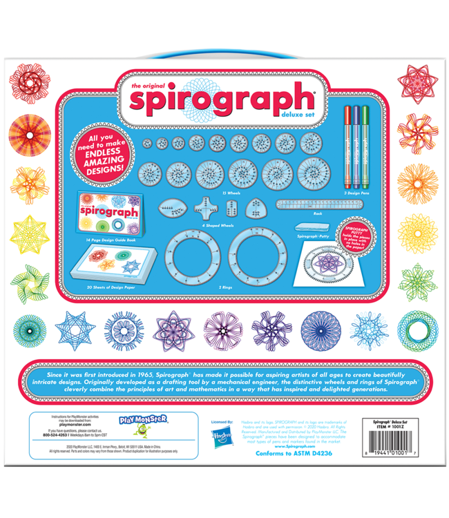 Play Monster Original Spirograph Deluxe Set