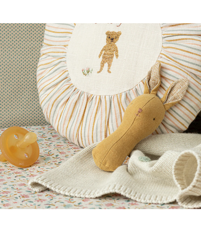 Maileg Bunny Rattle, Dusty Yellow - Lullaby Friends