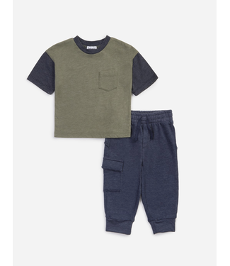 Splendid ColorBlock Tee Baby Set
