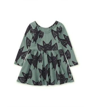 Tea Collection Baby Printed Ballet Dress - Fly By Night Bats