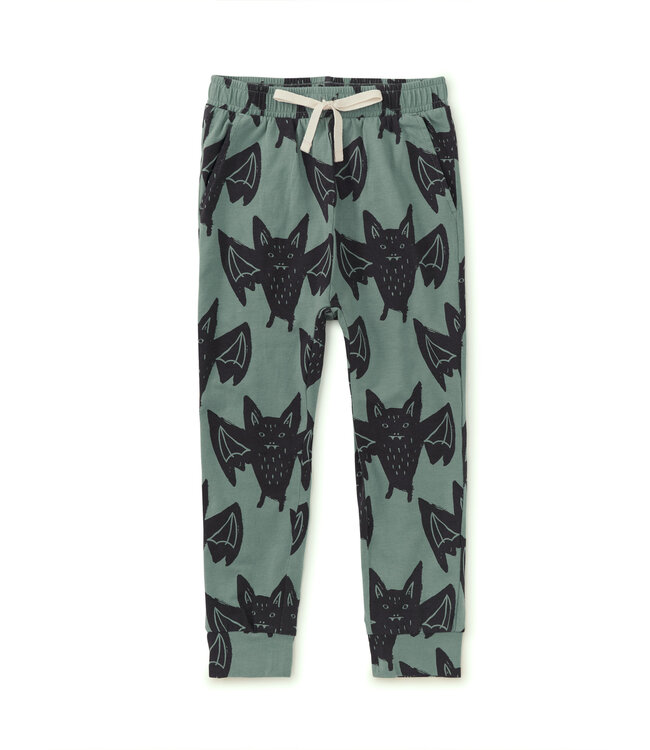 Tea Collection Stretchy Everyday Joggers - Fly By Night Bats