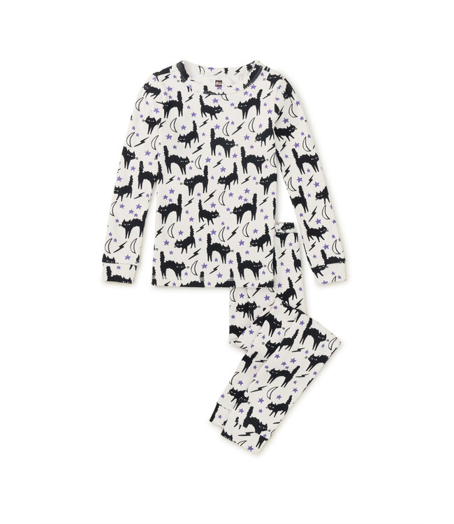 Tea Collection Goodnight Pajama Set - Scaredy Cats