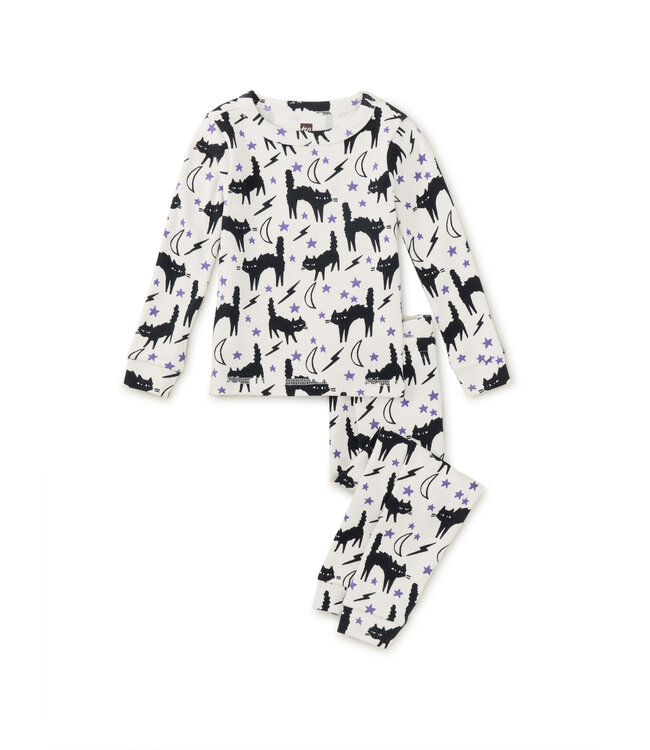 Tea Collection Baby Goodnight Pajama Set - Scaredy Cats