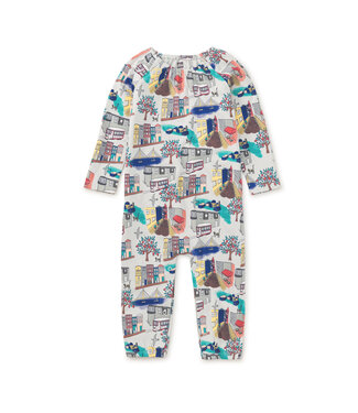 Tea Collection Raglan Baby Romper - Istanbul Miniature
