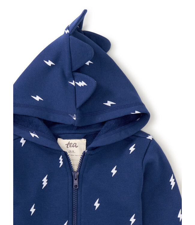 Tea Collection Spike Out Baby Hoodie - Lightning