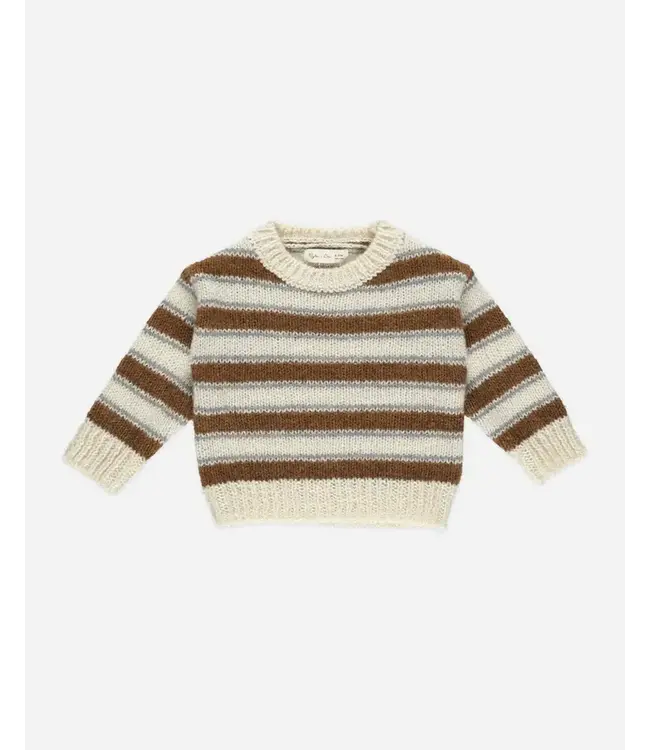 Rylee & Cru Aspen Sweater - Saddle Stripe