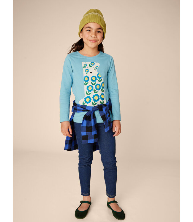 Tea Collection Denim Like Leggings - Medium Wash