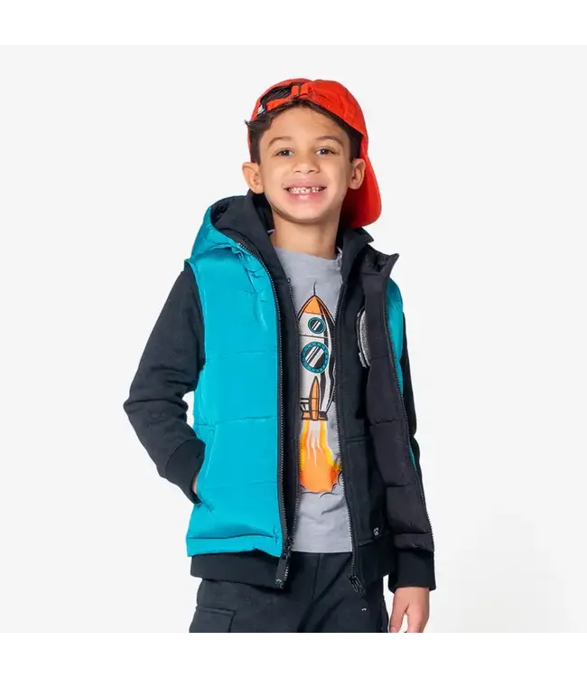 Appaman Reversible Vest - Blue Jewel