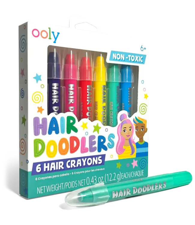Ooly Hair Doodles  - Set of 6