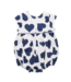 Pink Chicken Sana Bubble - Navy Toss Hearts