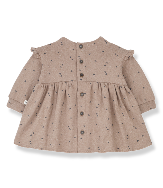 One More In The Family Inda Dress - Old Rose