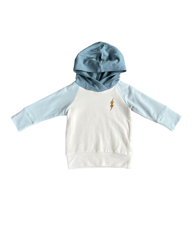 BabySprouts Baby Raglan Hoodie - Bolt