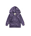 Tea Collection Cat Ears Velour Hoodie - Shadow