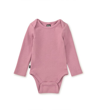 Tea Collection Lap Shoulder Baby Bodysuit - Antique Rose