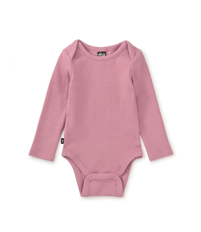 Tea Collection Lap Shoulder Baby Bodysuit - Antique Rose