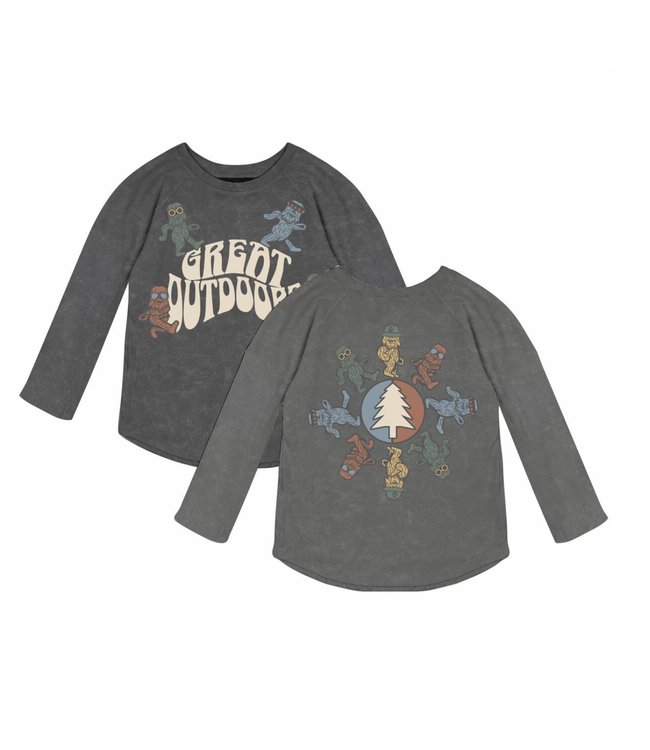 Tiny Whales Great Outdoors - Long Sleeve Raglan