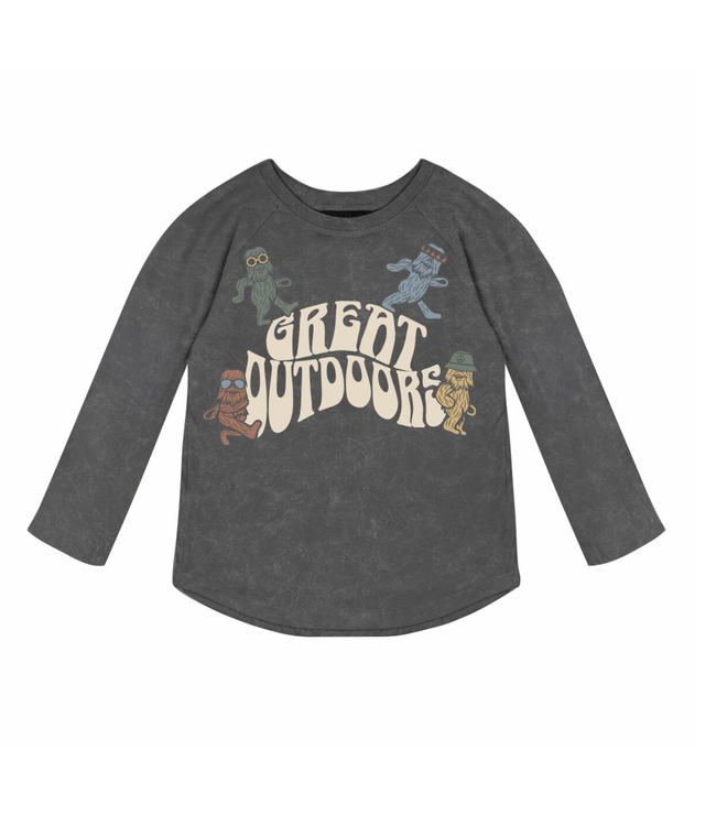 Tiny Whales Great Outdoors - Long Sleeve Raglan